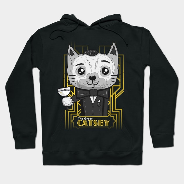 The Great Catsby Cat Shirt Hoodie by andrewcreative